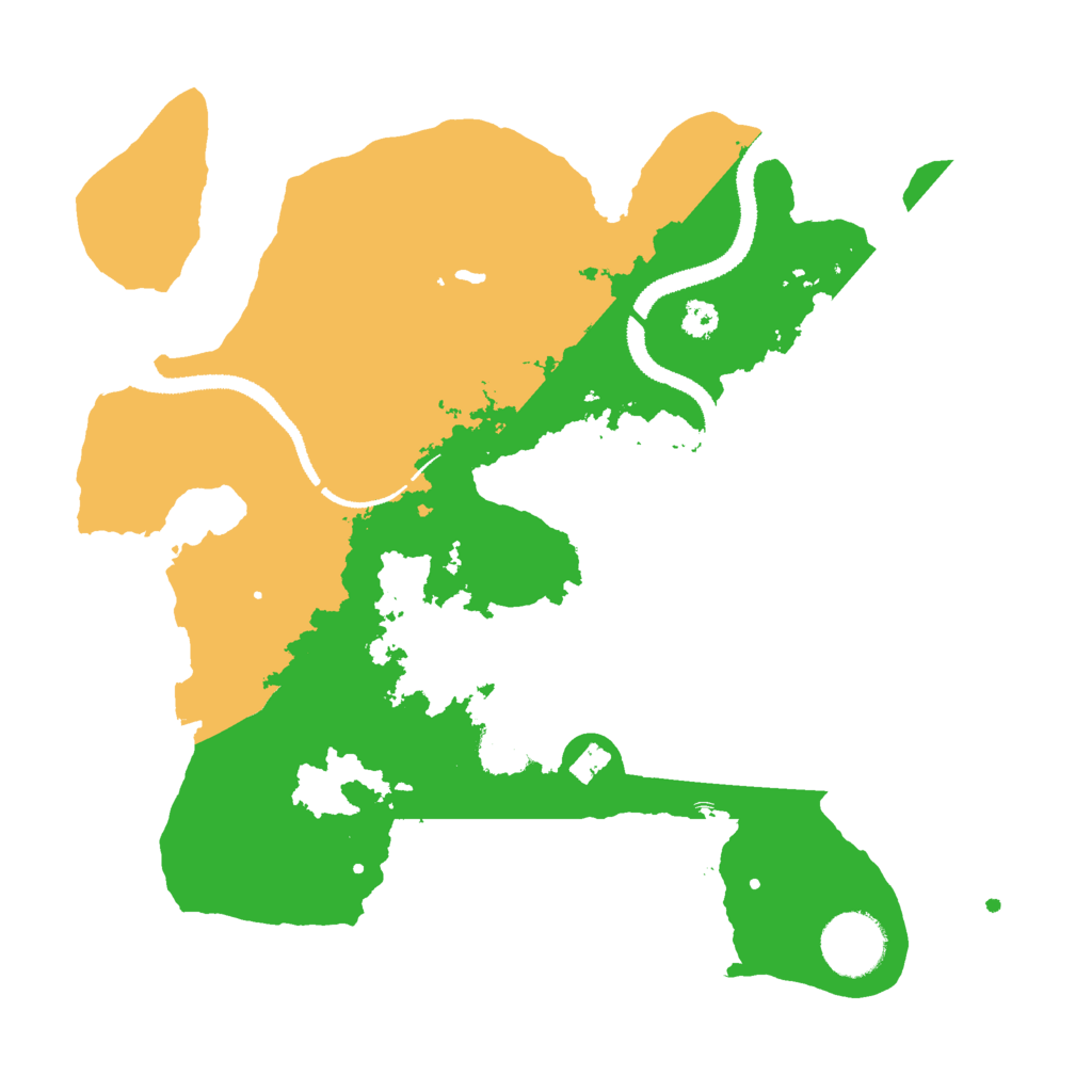 Biome Rust Map: Procedural Map, Size: 3000, Seed: 93934