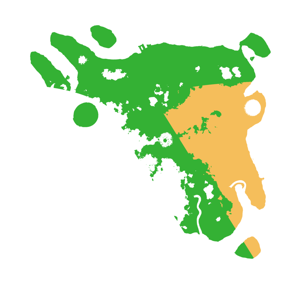 Biome Rust Map: Procedural Map, Size: 3300, Seed: 386928718