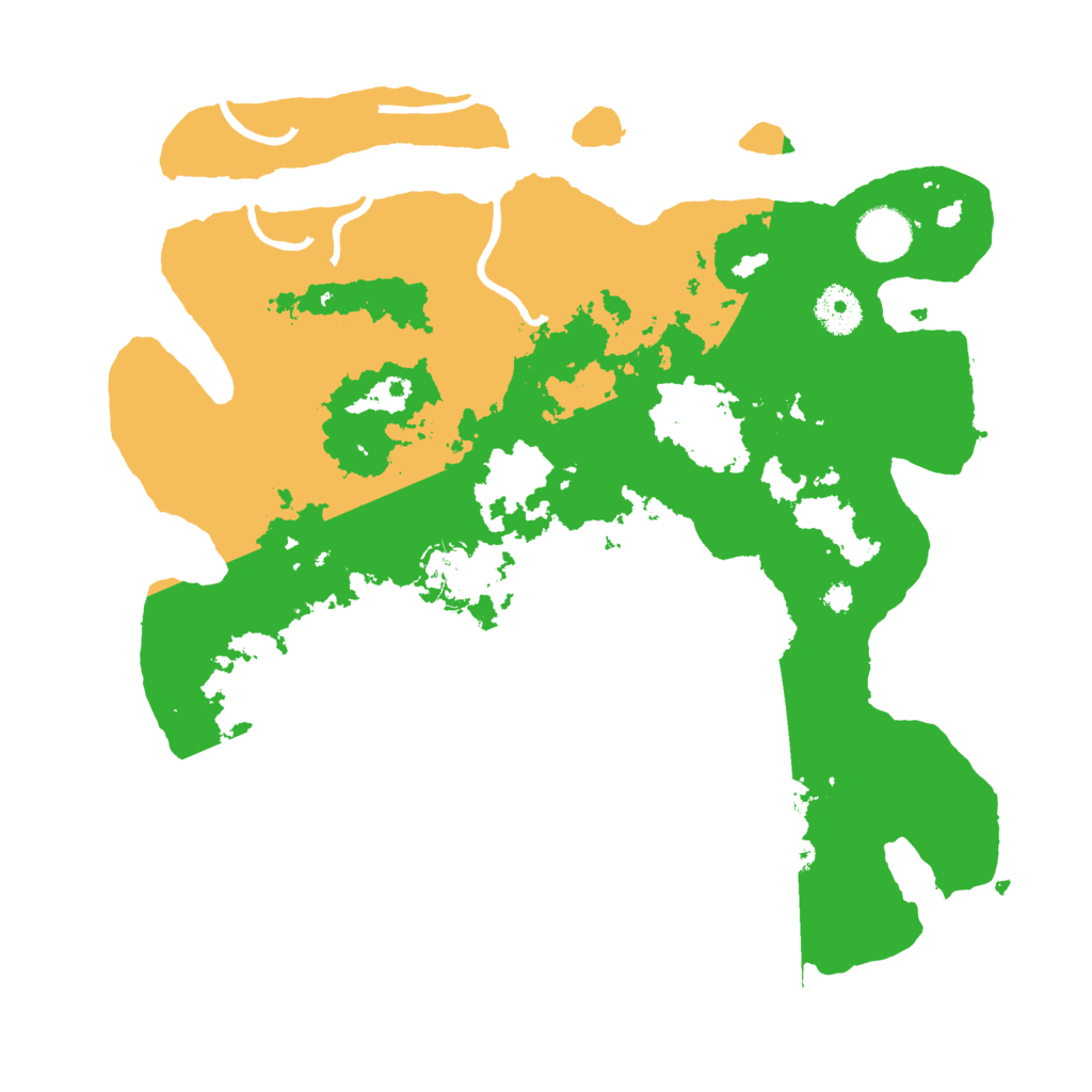 Biome Rust Map: Procedural Map, Size: 3500, Seed: 54326891