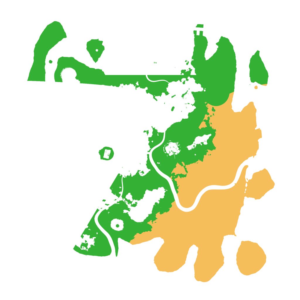Biome Rust Map: Procedural Map, Size: 3550, Seed: 193351