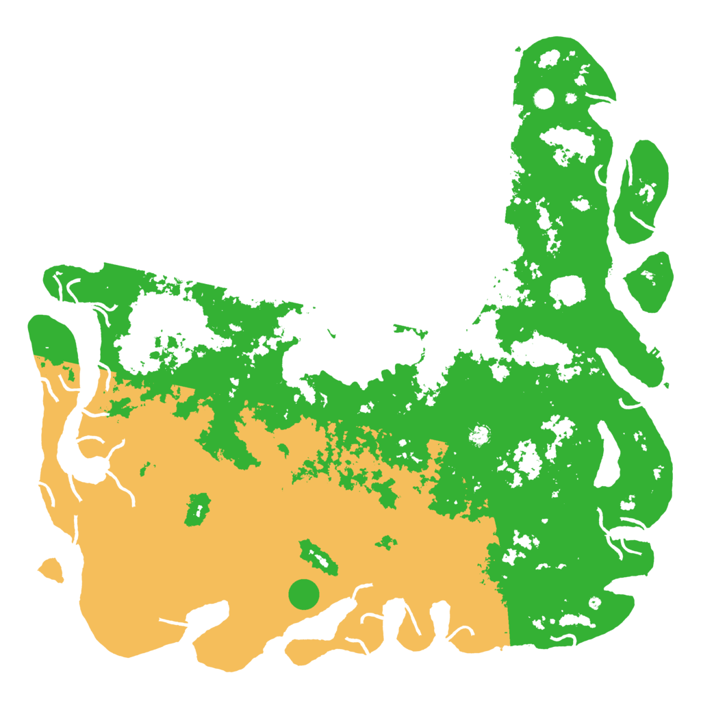 Biome Rust Map: Procedural Map, Size: 6000, Seed: 237495129