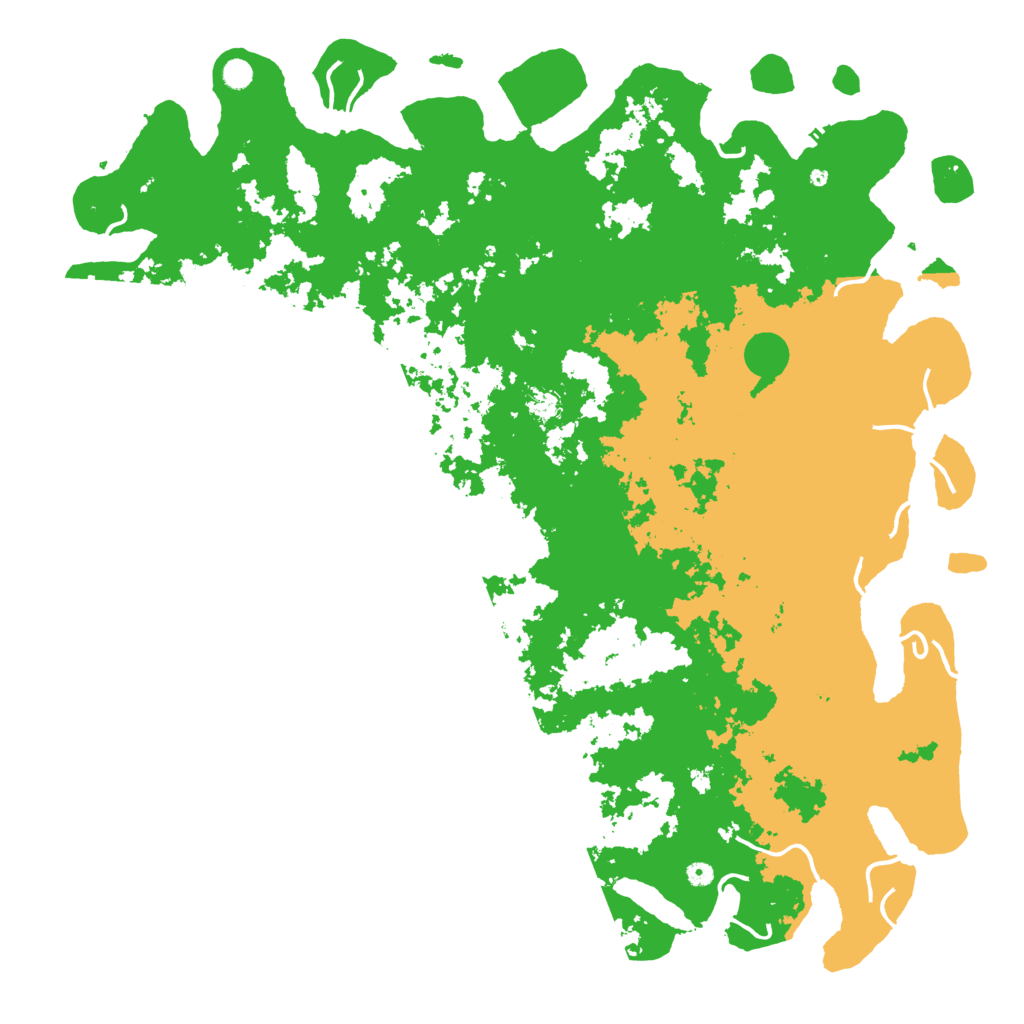 Biome Rust Map: Procedural Map, Size: 6000, Seed: 962046281