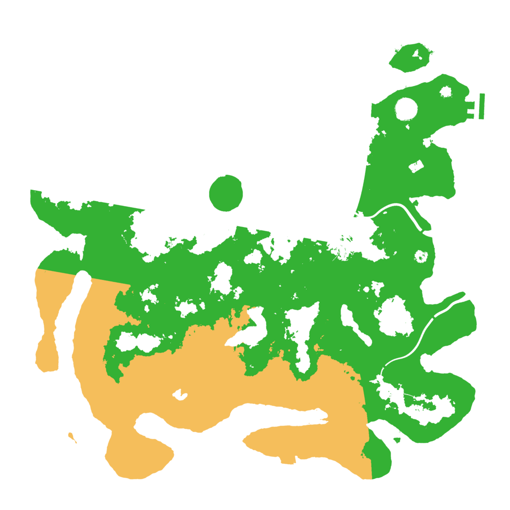 Biome Rust Map: Procedural Map, Size: 4000, Seed: 625464