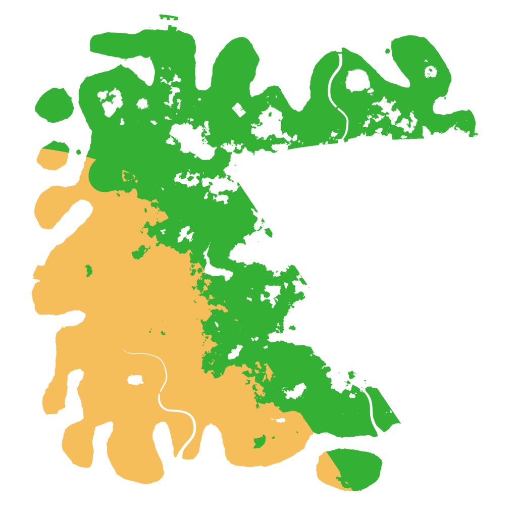 Biome Rust Map: Procedural Map, Size: 4200, Seed: 2117740