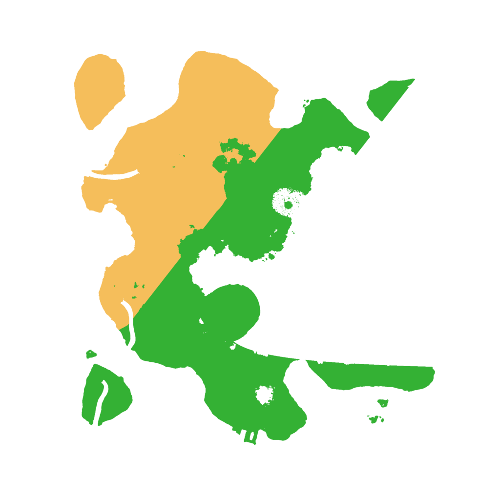 Biome Rust Map: Procedural Map, Size: 2500, Seed: 59