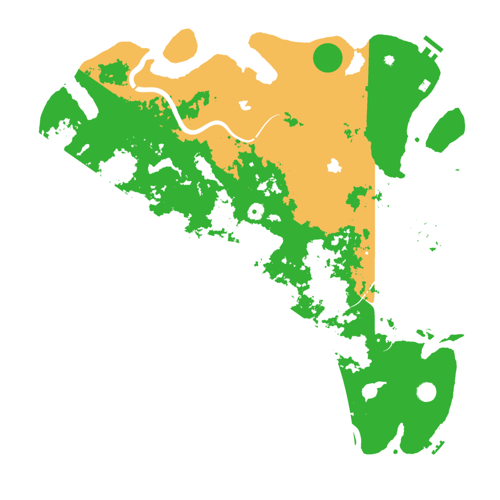 Biome Rust Map: Procedural Map, Size: 4500, Seed: 6768