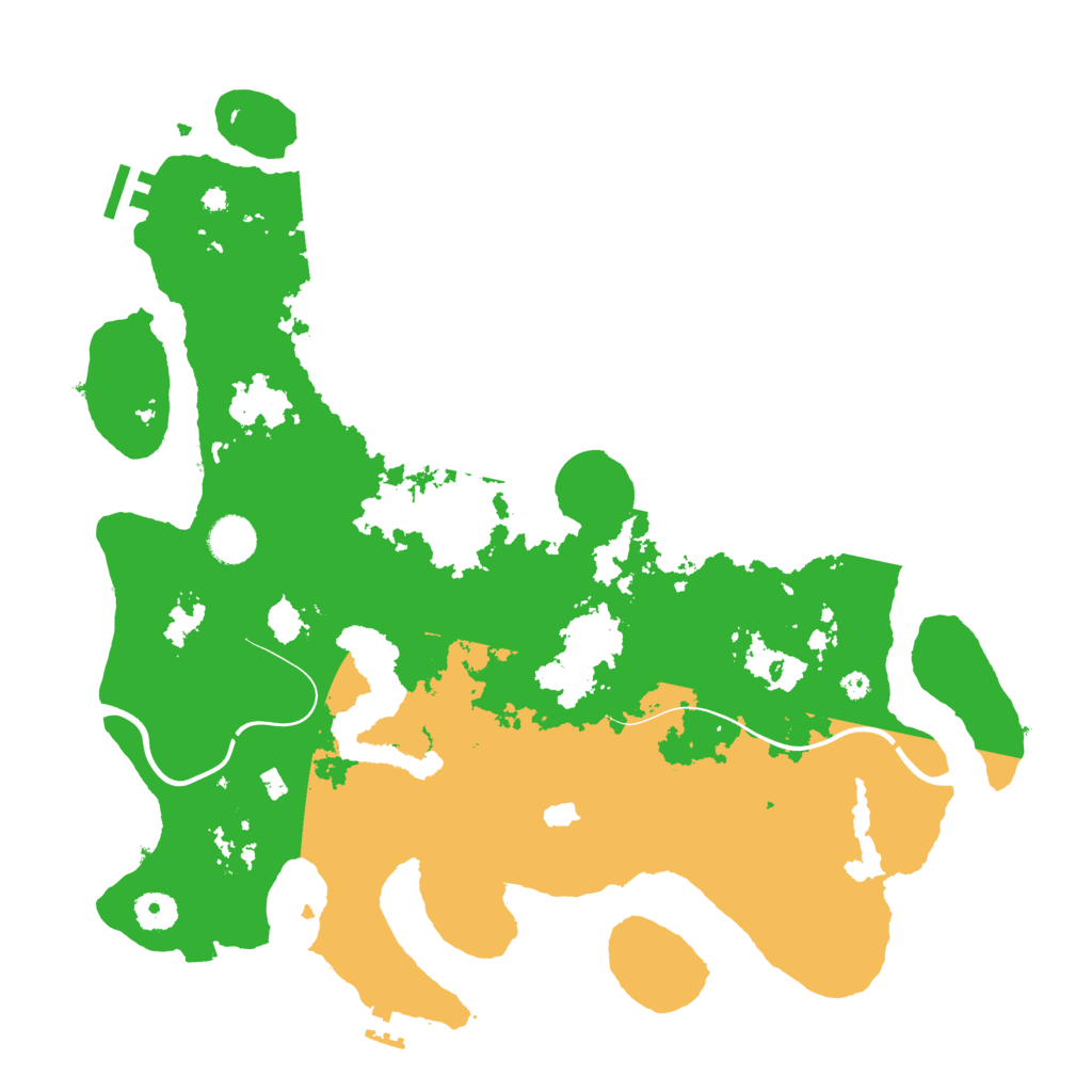 Biome Rust Map: Procedural Map, Size: 4000, Seed: 1687719354