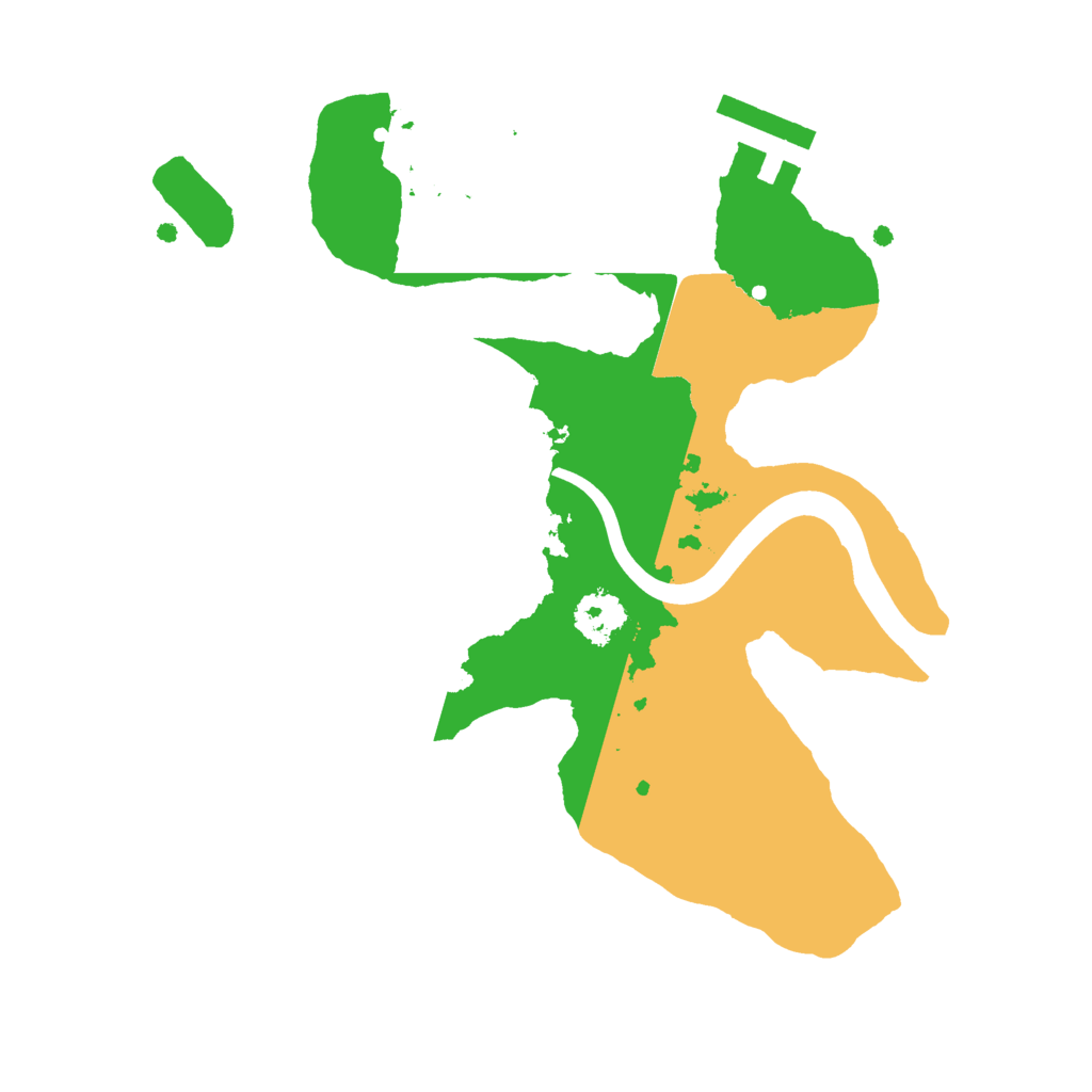 Biome Rust Map: Procedural Map, Size: 2200, Seed: 2117421939