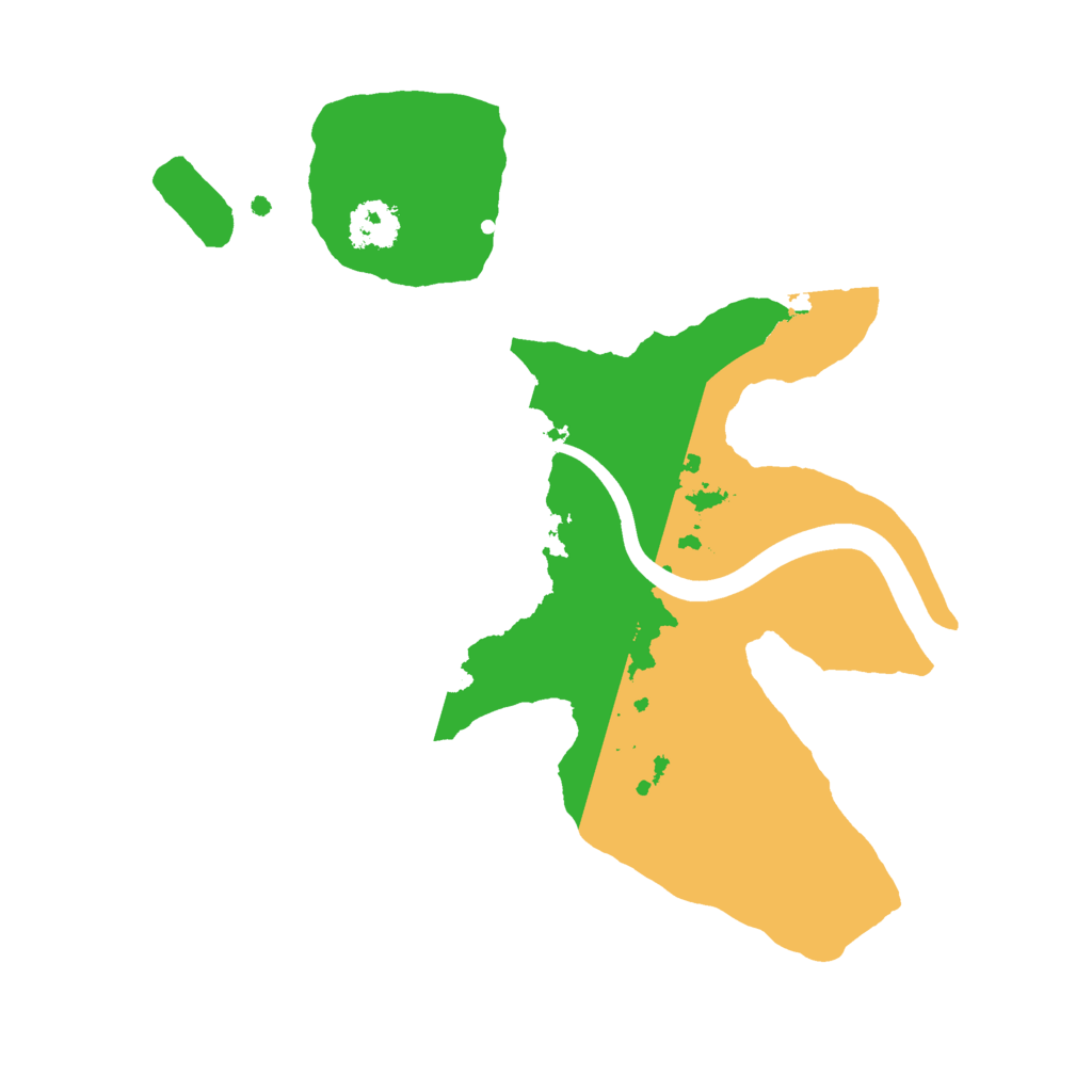 Biome Rust Map: Procedural Map, Size: 2200, Seed: 2117421939