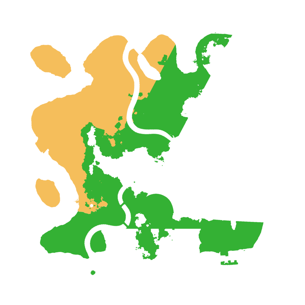 Biome Rust Map: Procedural Map, Size: 2700, Seed: 1335