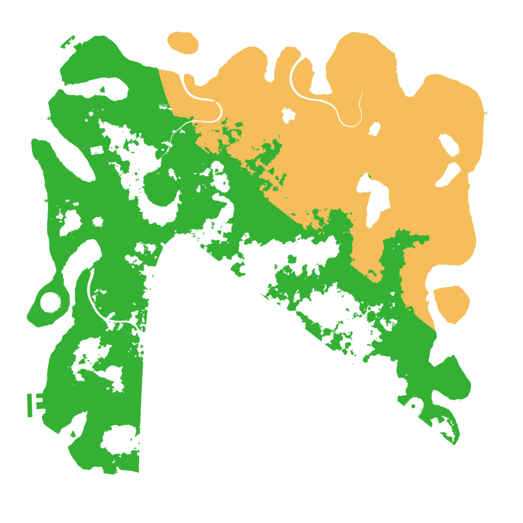 Biome Rust Map: Procedural Map, Size: 4500, Seed: 92776859
