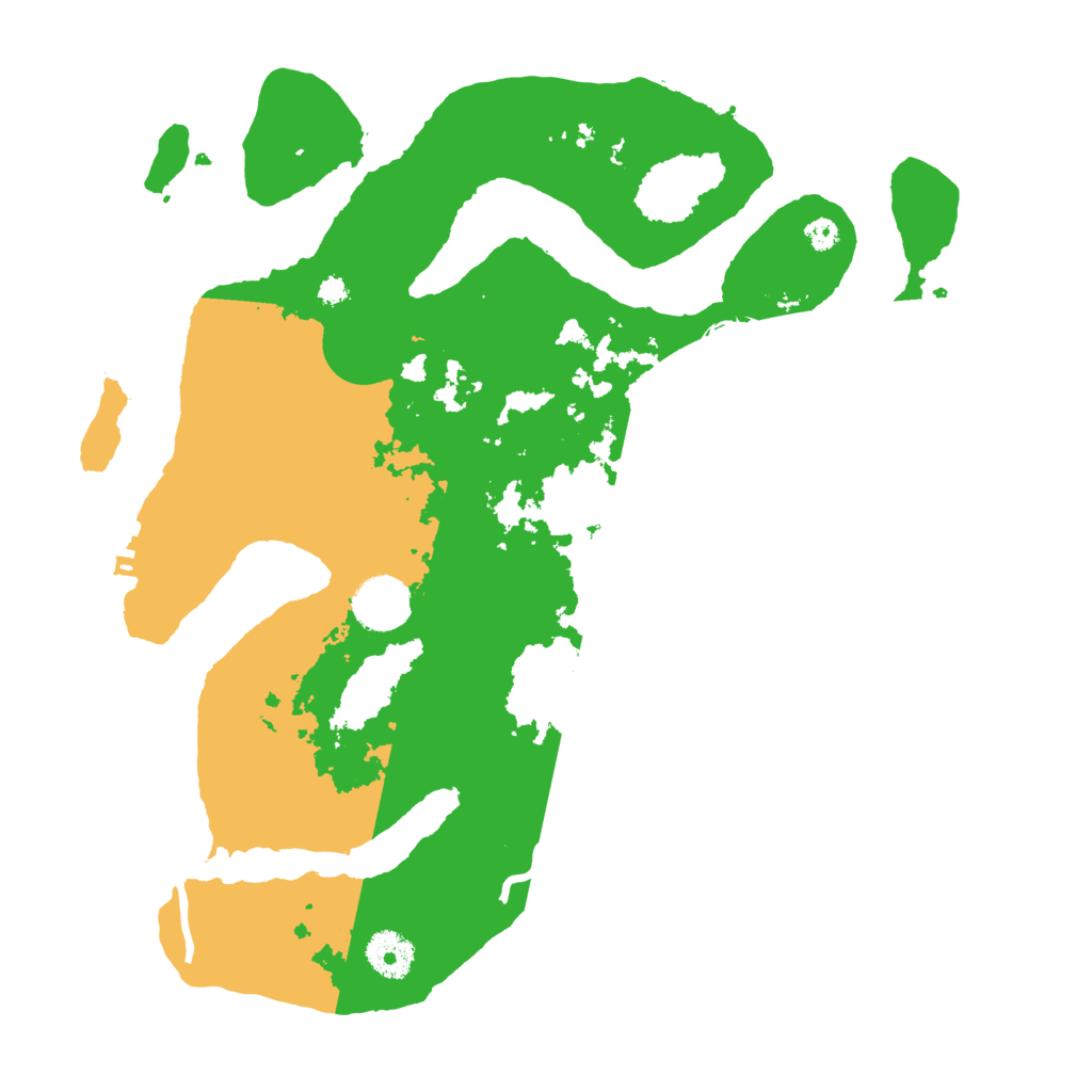 Biome Rust Map: Procedural Map, Size: 3500, Seed: 958978899