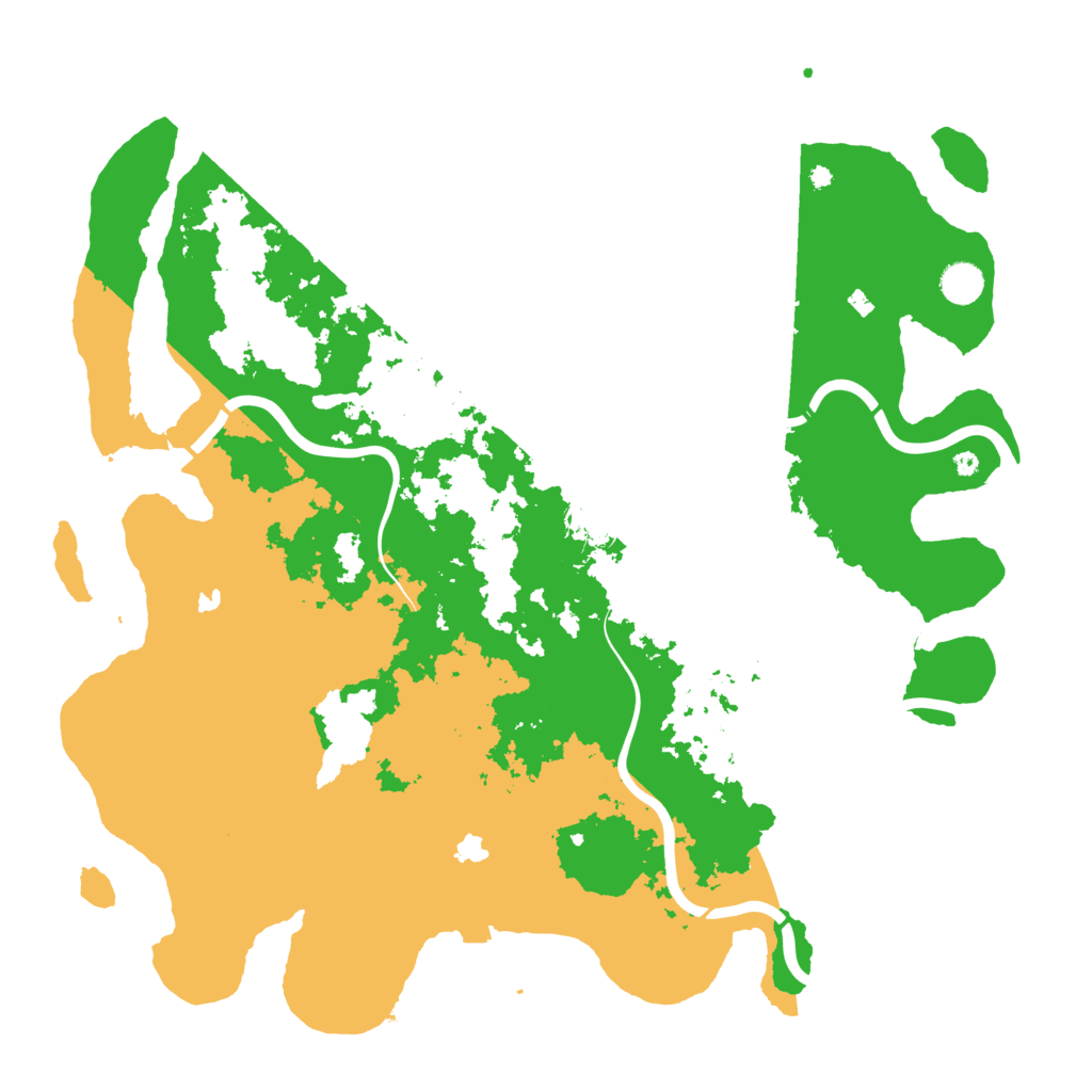 Biome Rust Map: Procedural Map, Size: 4500, Seed: 78927241