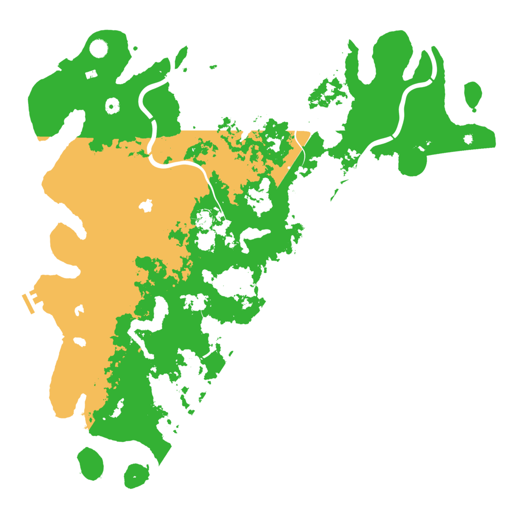 Biome Rust Map: Procedural Map, Size: 5000, Seed: 44