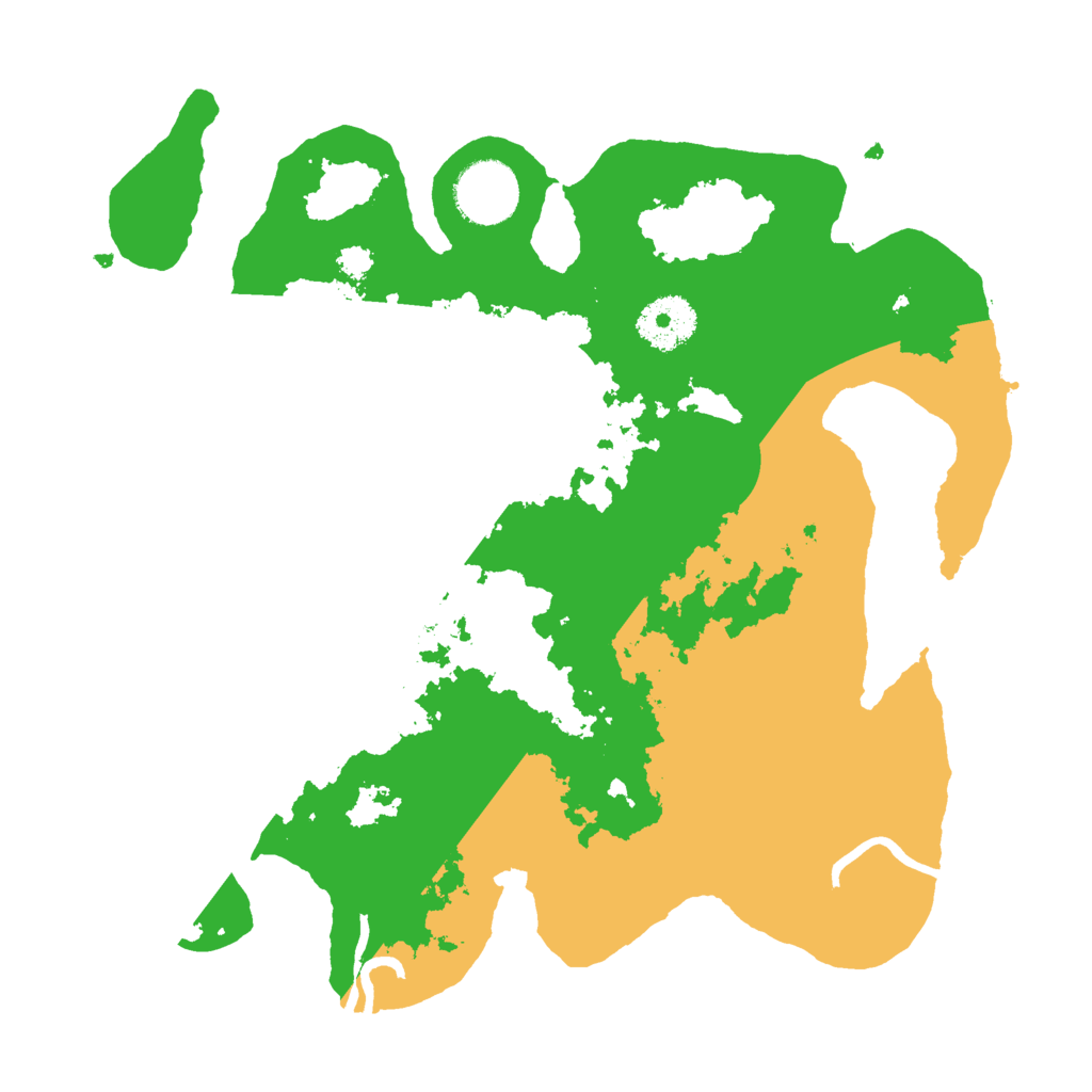 Biome Rust Map: Procedural Map, Size: 3000, Seed: 9991400