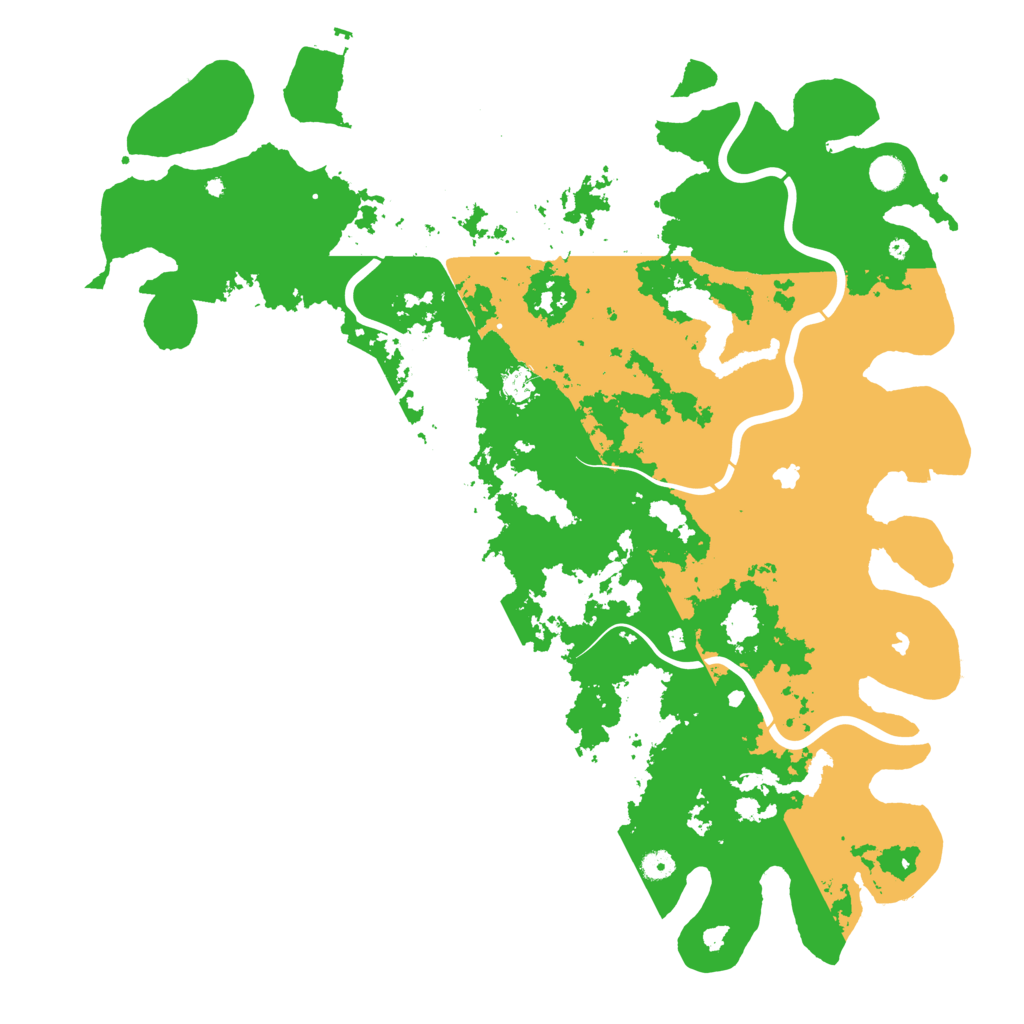 Biome Rust Map: Procedural Map, Size: 5125, Seed: 75125