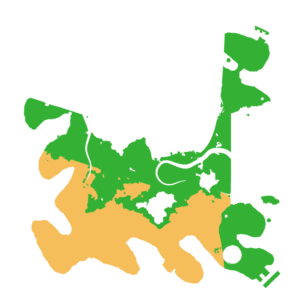 Biome Rust Map: Procedural Map, Size: 3000, Seed: 334469043