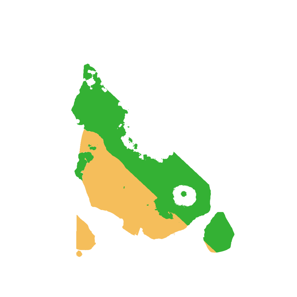 Biome Rust Map: Procedural Map, Size: 2000, Seed: 7980071