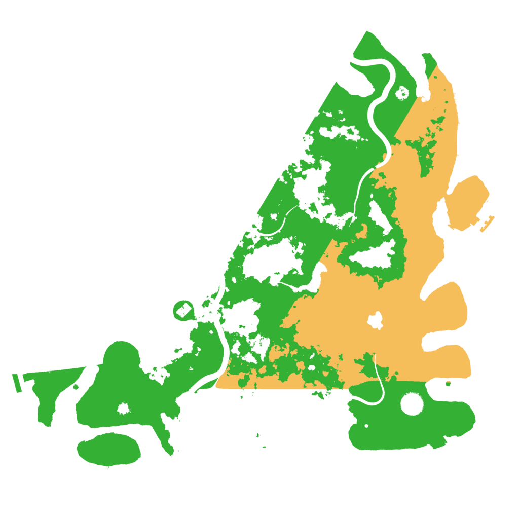 Biome Rust Map: Procedural Map, Size: 4000, Seed: 5166