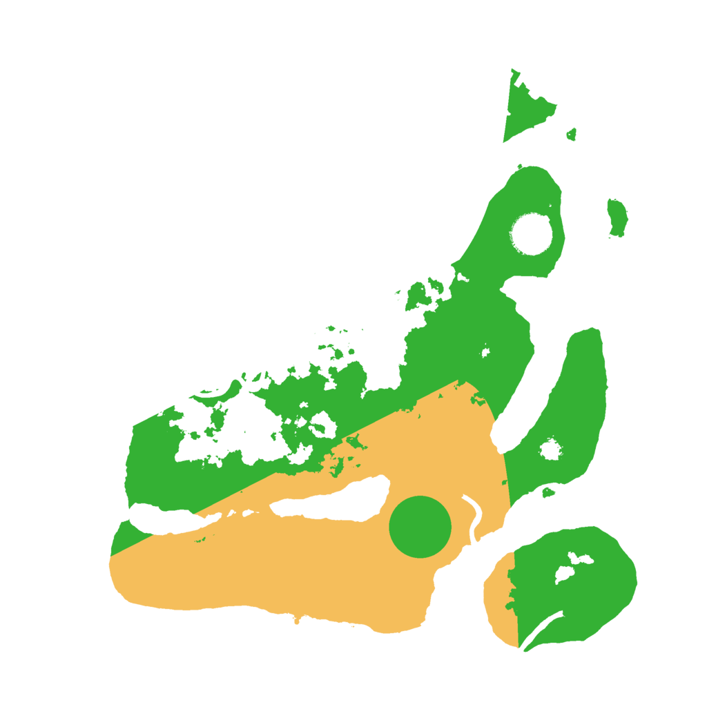 Biome Rust Map: Procedural Map, Size: 3000, Seed: 869345803