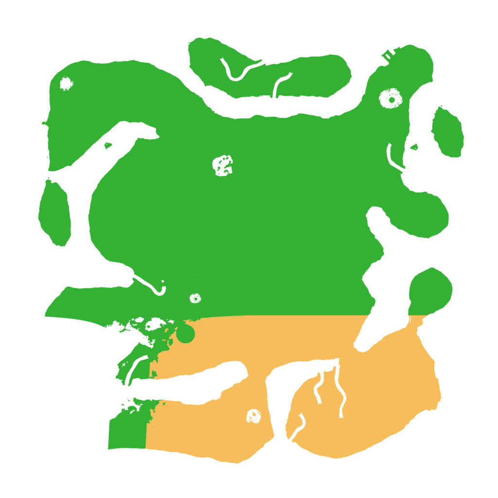 Biome Rust Map: Procedural Map, Size: 3500, Seed: 2145624244