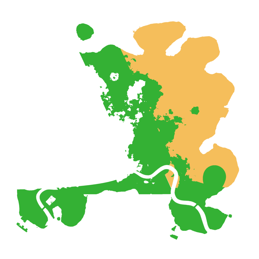 Biome Rust Map: Procedural Map, Size: 3000, Seed: 1476068854