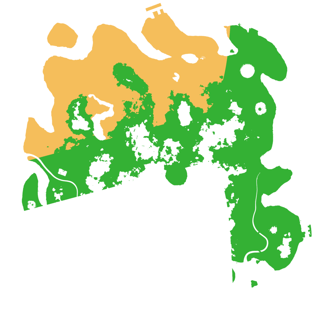 Biome Rust Map: Procedural Map, Size: 4000, Seed: 19384