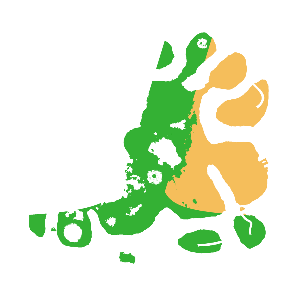 Biome Rust Map: Procedural Map, Size: 3000, Seed: 1589793488