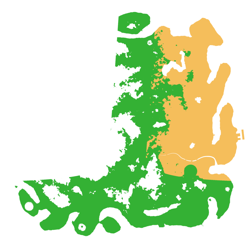 Biome Rust Map: Procedural Map, Size: 5000, Seed: 71953480