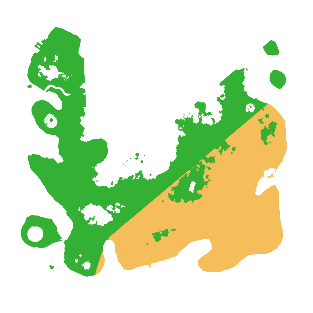 Biome Rust Map: Procedural Map, Size: 3500, Seed: 237195016