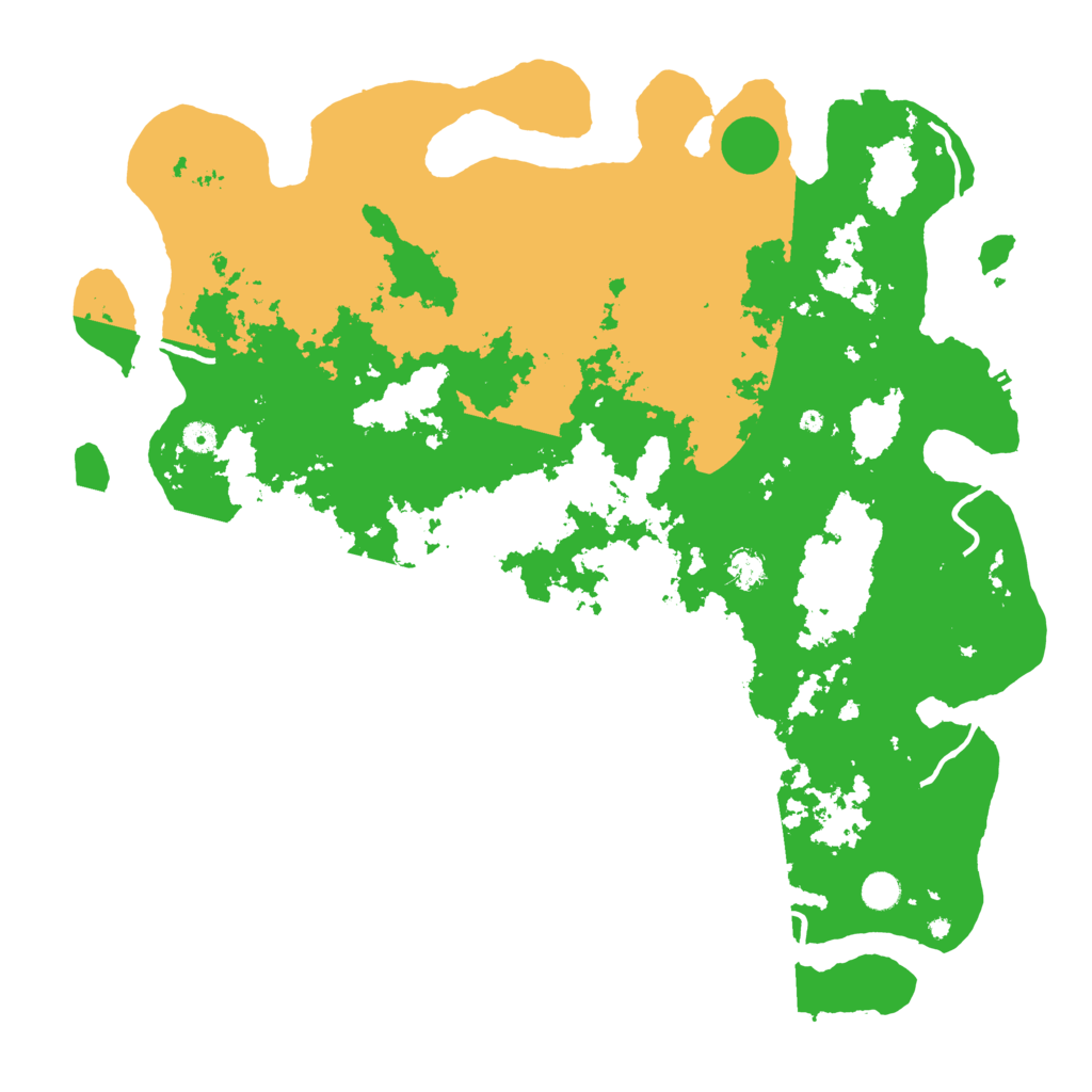 Biome Rust Map: Procedural Map, Size: 5000, Seed: 1835822642