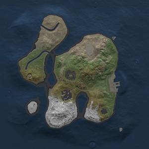 Thumbnail Rust Map: Procedural Map, Size: 2000, Seed: 7, 7 Monuments