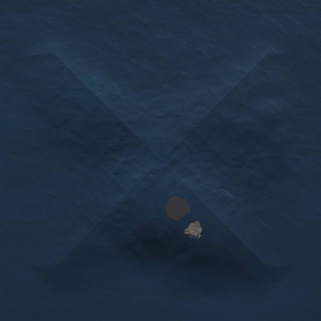 Rust Map: Procedural Map, Size: 1000, Seed: 43643, 3 Monuments