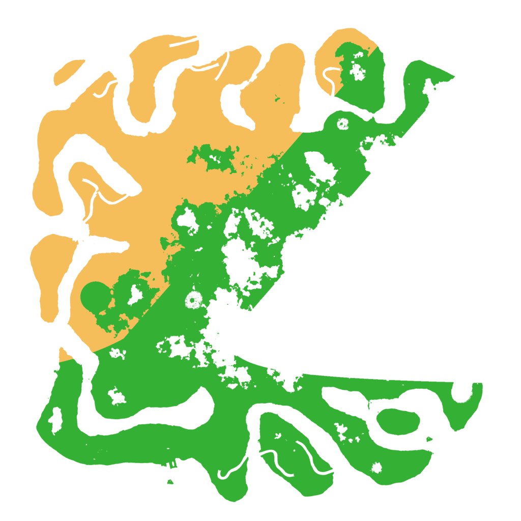 Biome Rust Map: Procedural Map, Size: 4500, Seed: 132165