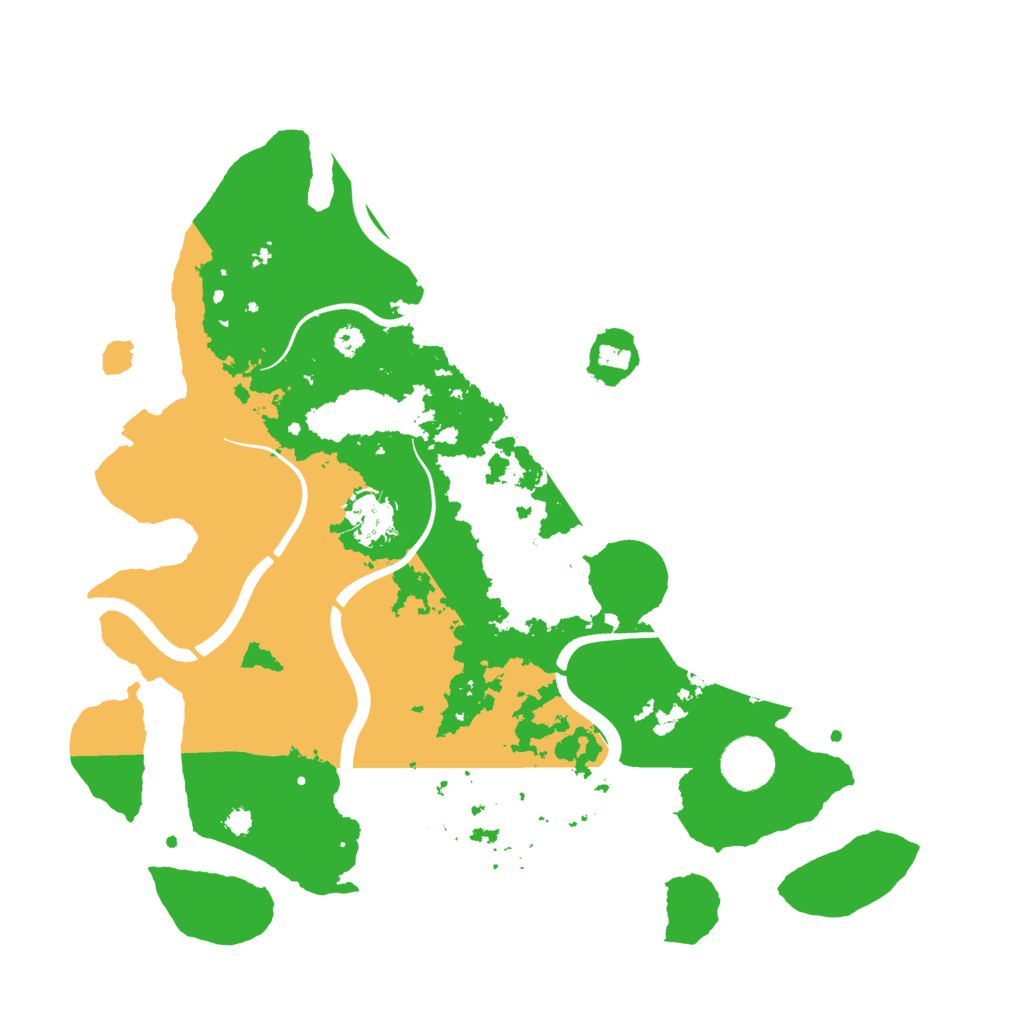 Biome Rust Map: Procedural Map, Size: 3500, Seed: 206043538