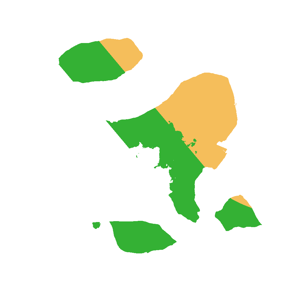 Biome Rust Map: Procedural Map, Size: 1500, Seed: 119232050