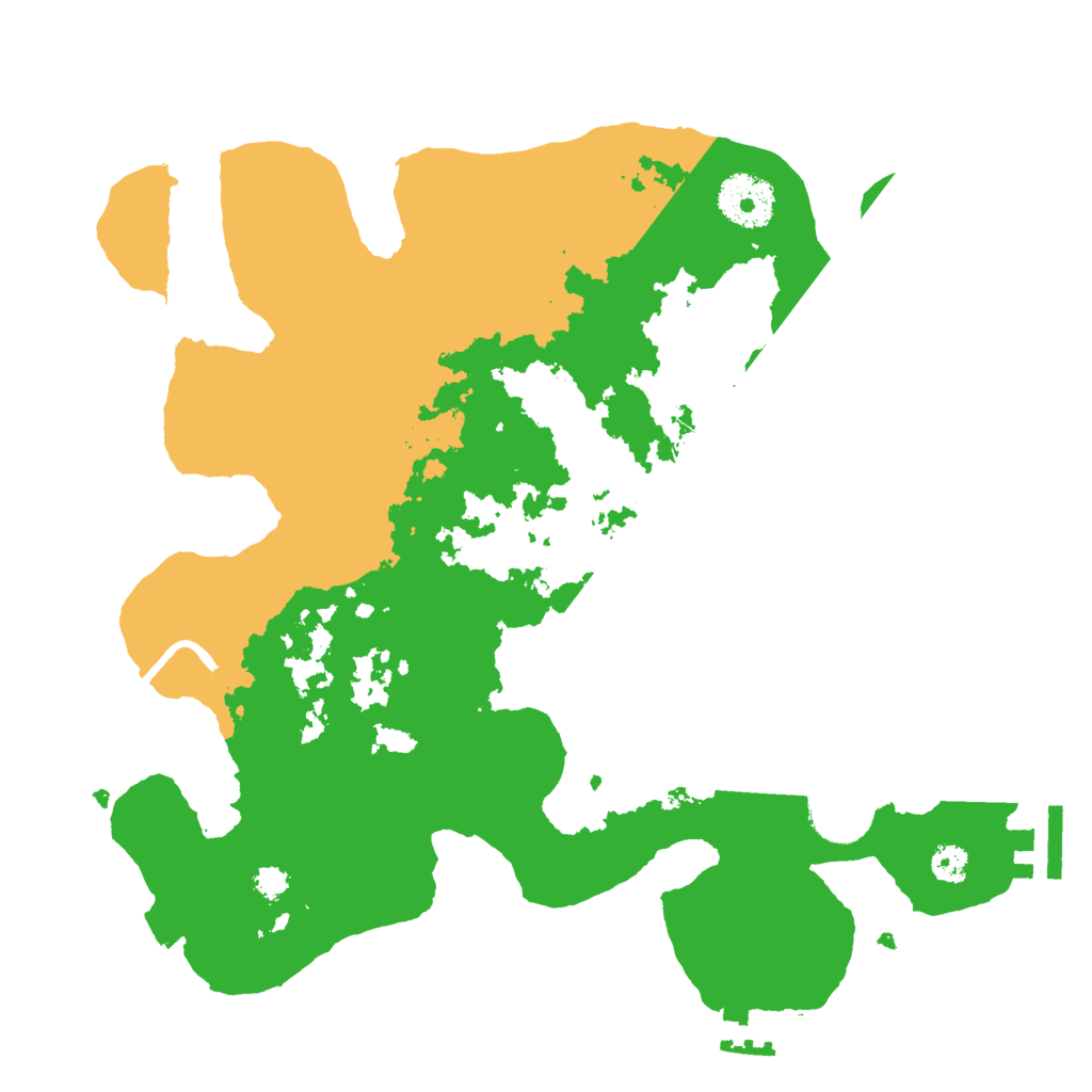 Biome Rust Map: Procedural Map, Size: 3000, Seed: 2222