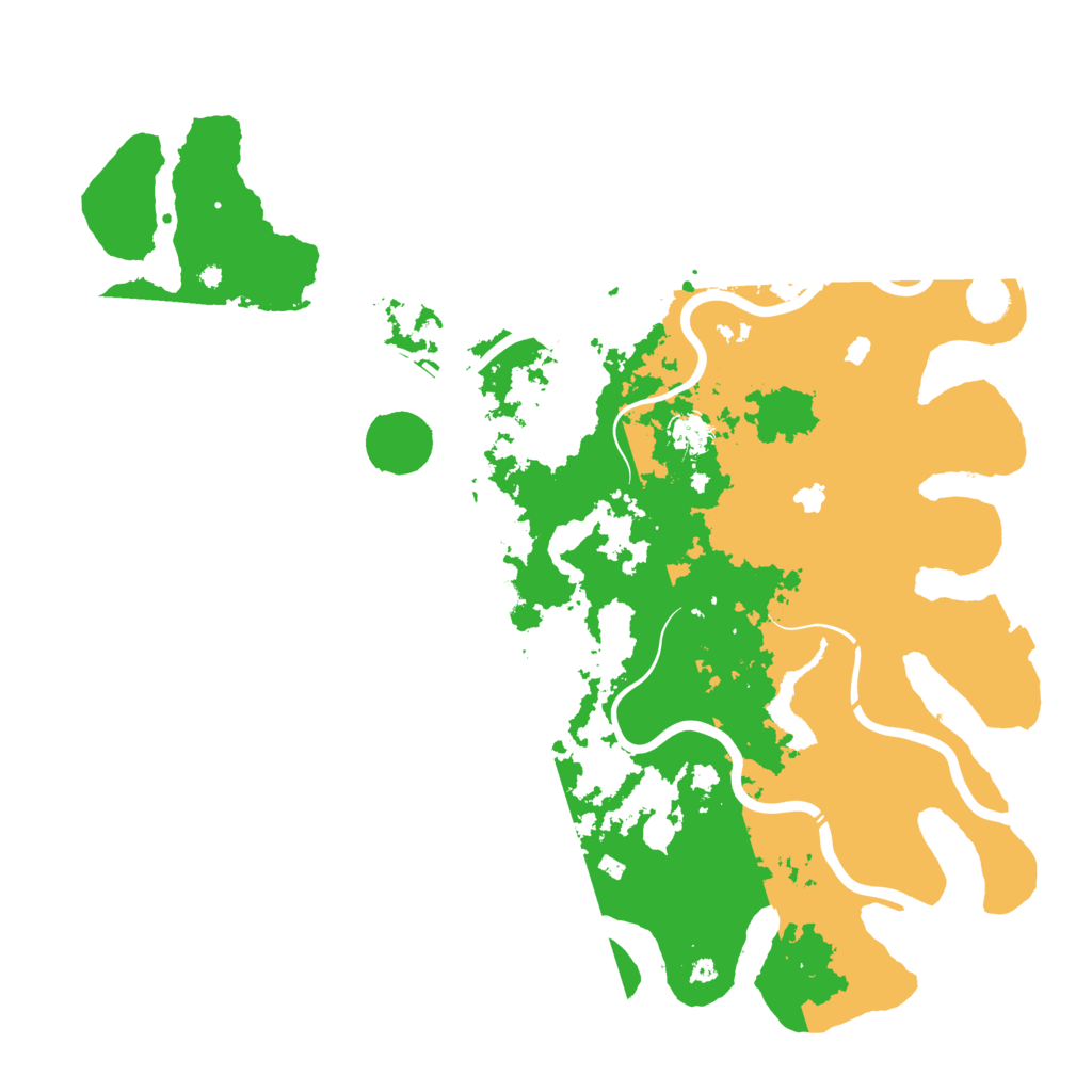 Biome Rust Map: Procedural Map, Size: 4600, Seed: 727371418