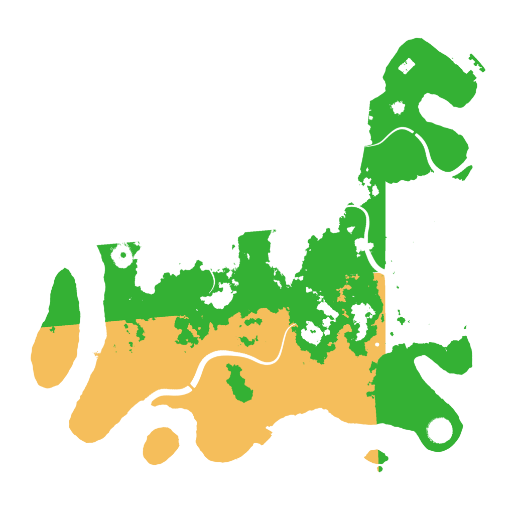 Biome Rust Map: Procedural Map, Size: 3550, Seed: 373863