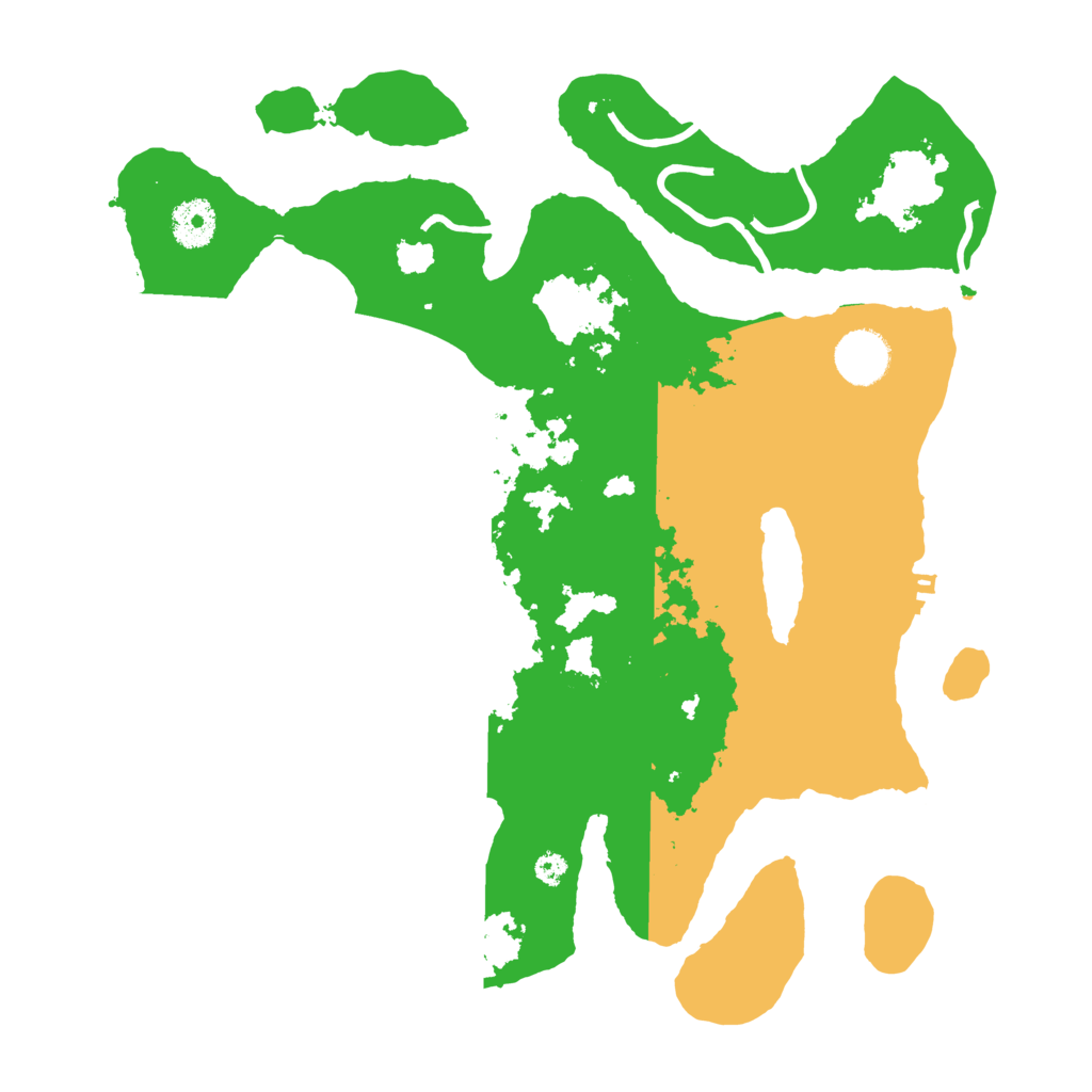 Biome Rust Map: Procedural Map, Size: 3500, Seed: 249