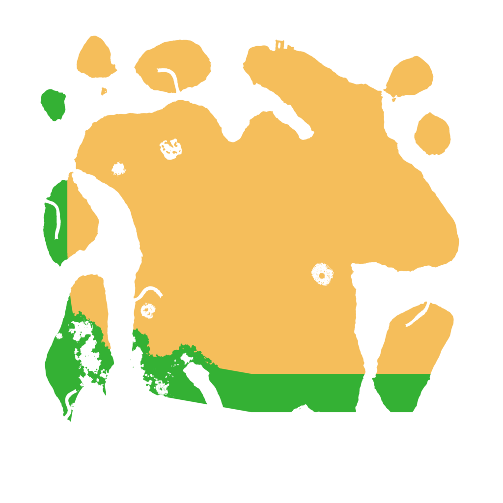 Biome Rust Map: Procedural Map, Size: 3550, Seed: 913716