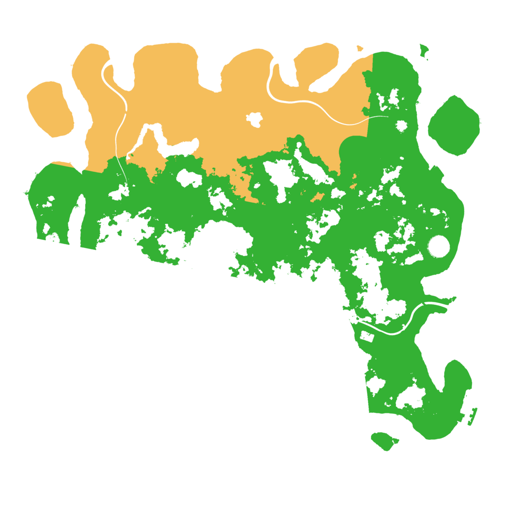 Biome Rust Map: Procedural Map, Size: 4100, Seed: 6738
