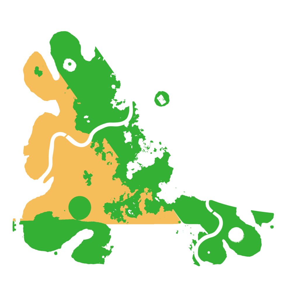 Biome Rust Map: Procedural Map, Size: 3500, Seed: 956998375