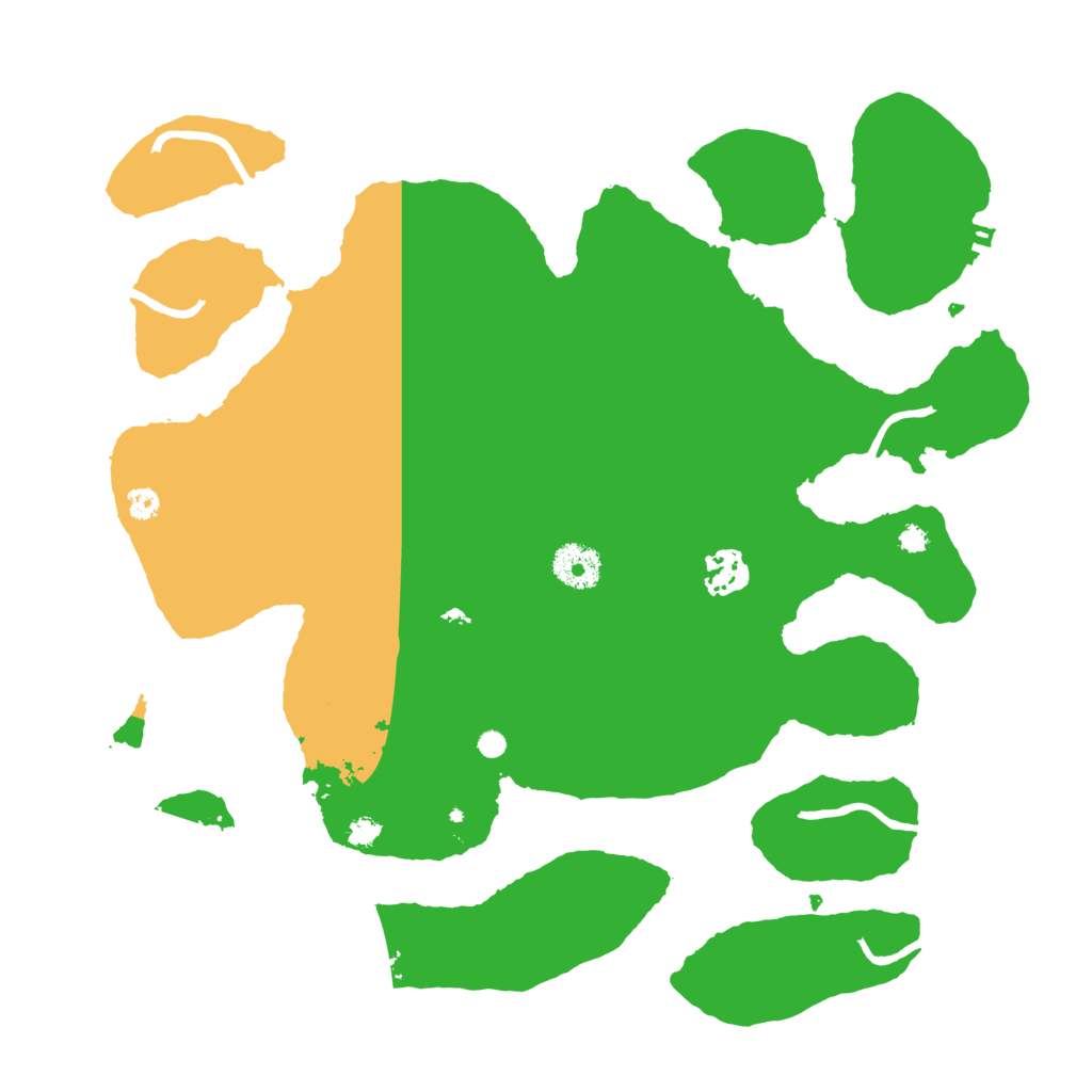 Biome Rust Map: Procedural Map, Size: 3500, Seed: 87655894