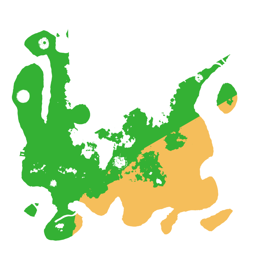 Biome Rust Map: Procedural Map, Size: 3500, Seed: 6736