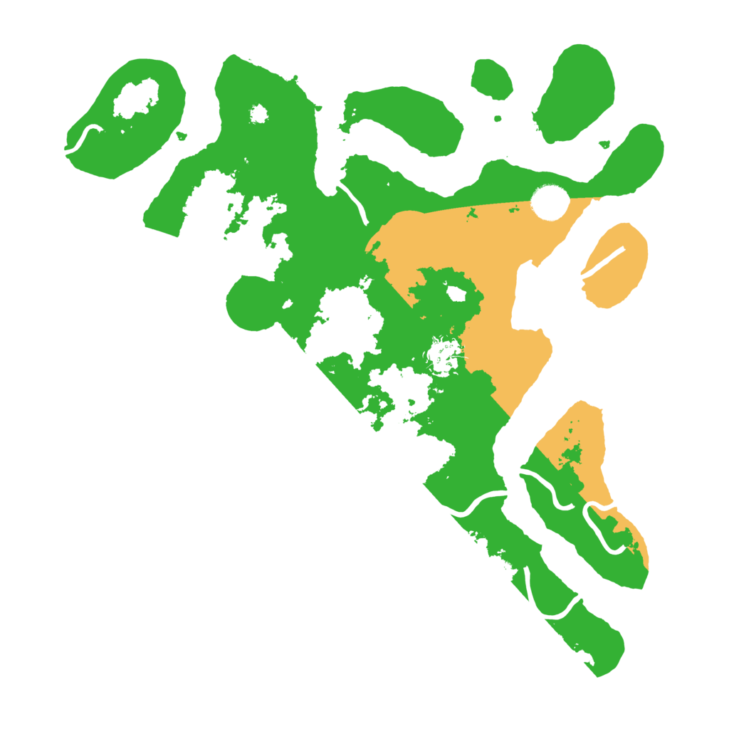 Biome Rust Map: Procedural Map, Size: 3550, Seed: 75270