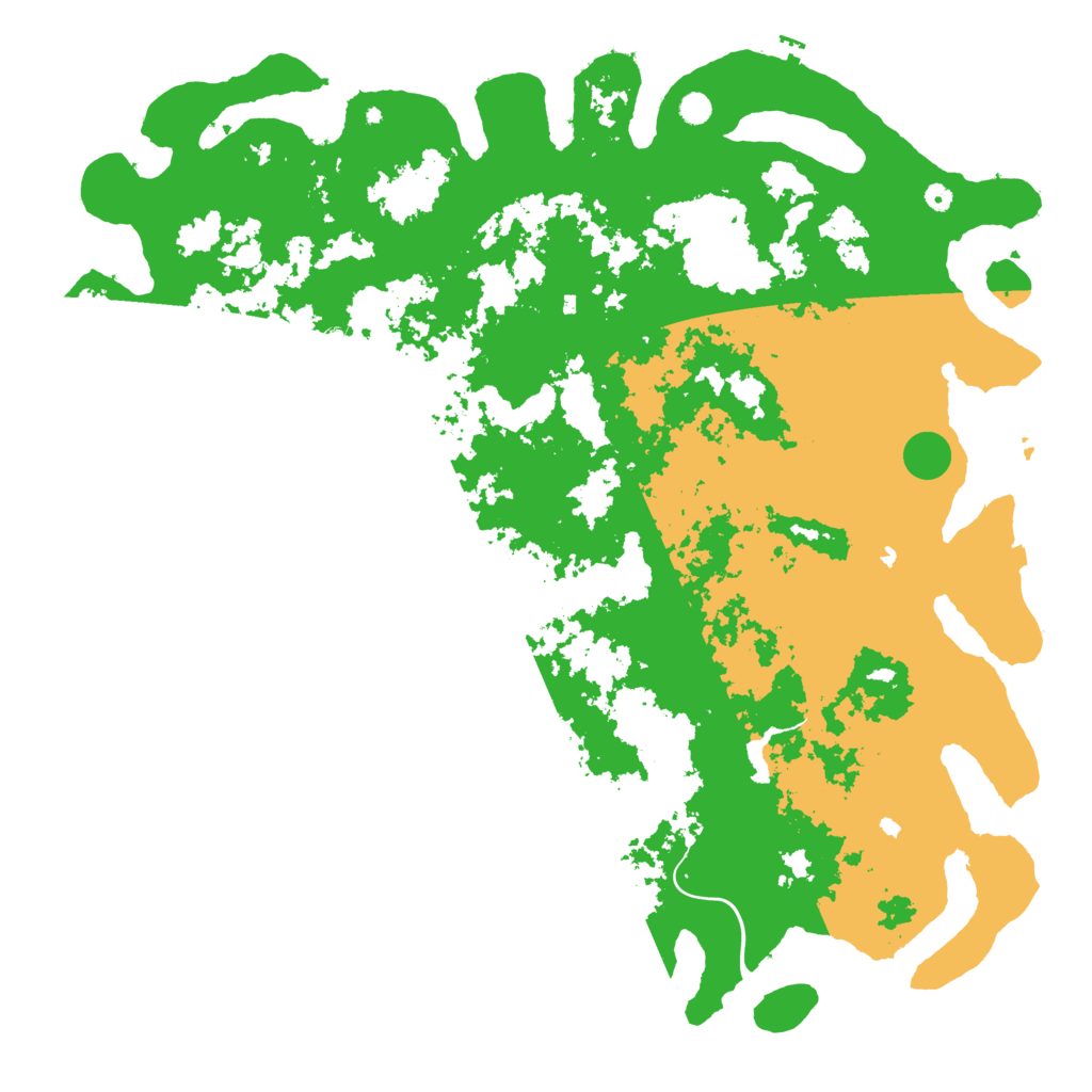 Biome Rust Map: Procedural Map, Size: 6000, Seed: 32