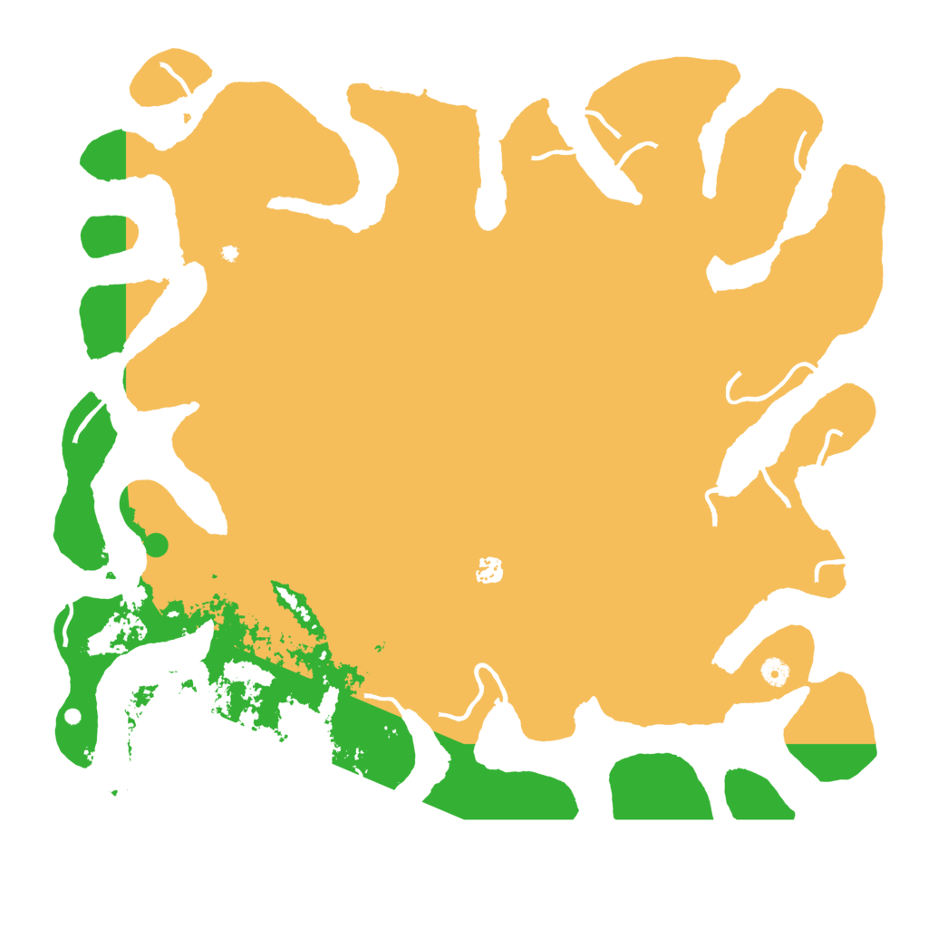 Biome Rust Map: Procedural Map, Size: 5000, Seed: 888888