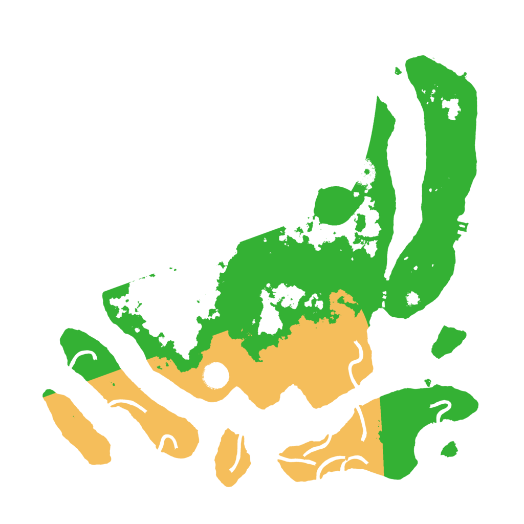 Biome Rust Map: Procedural Map, Size: 3550, Seed: 628781