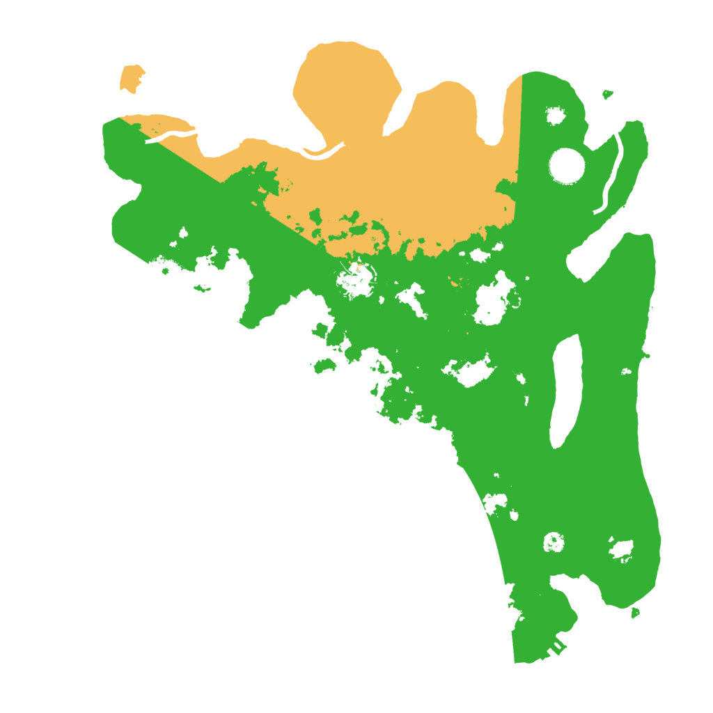 Biome Rust Map: Procedural Map, Size: 3500, Seed: 14259666